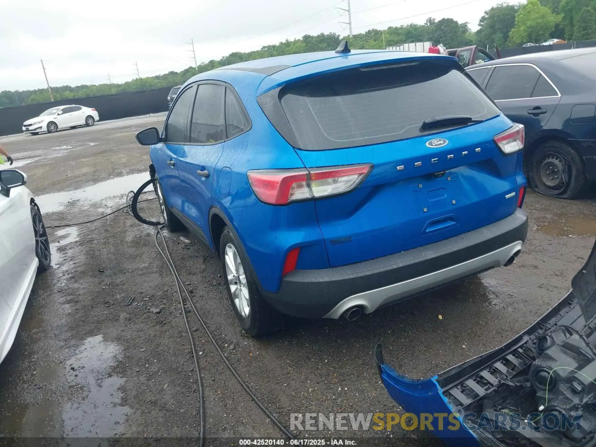 3 fotografías del automóvil dañado 1FMCU0F67LUA48486 FORD ESCAPE 2020