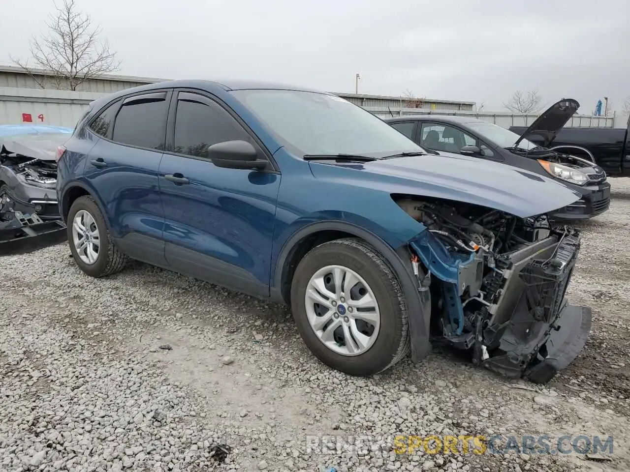 4 fotografías del automóvil dañado 1FMCU0F68LUA72764 FORD ESCAPE 2020