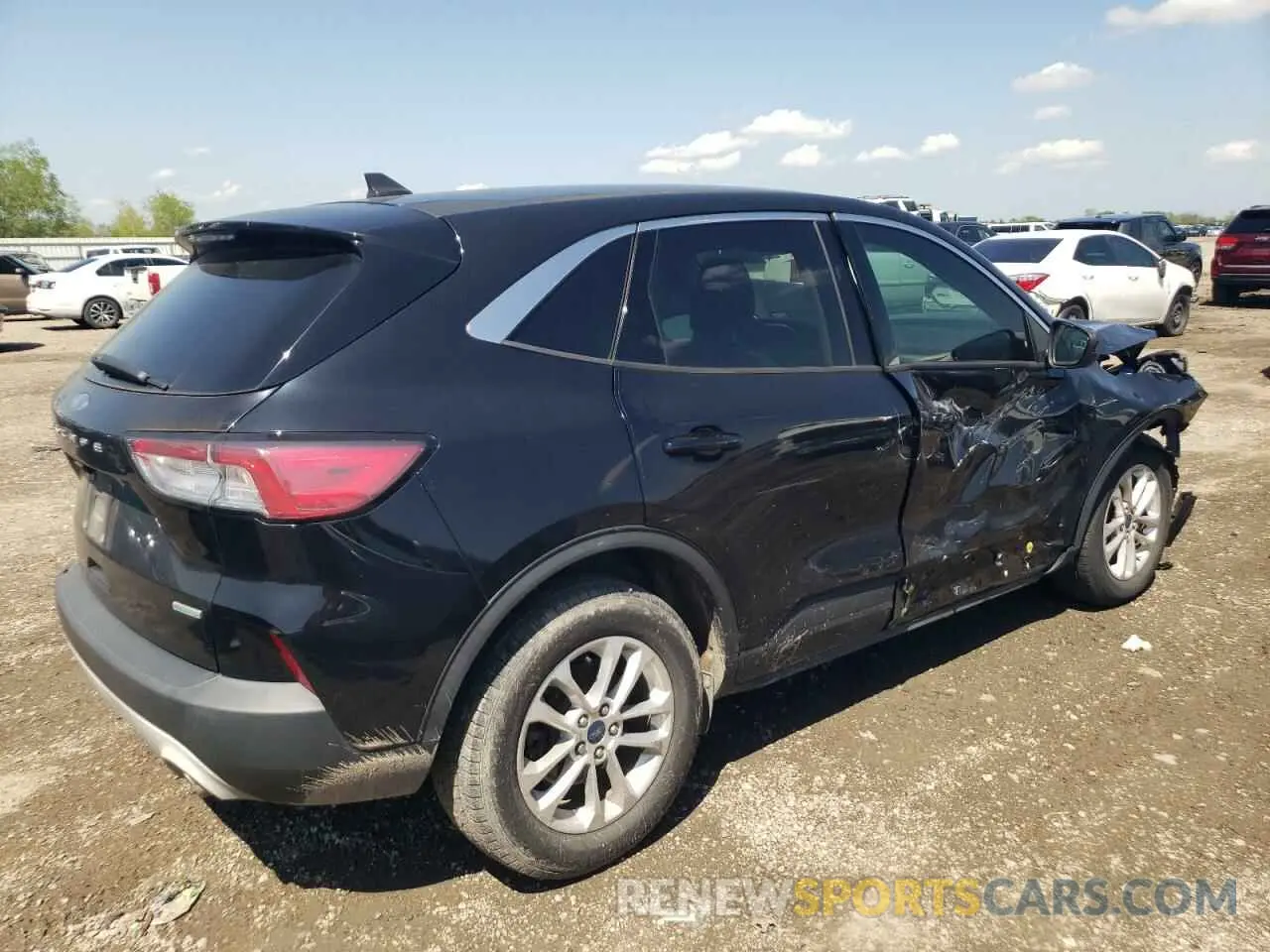 3 fotografías del automóvil dañado 1FMCU0G65LUB48617 FORD ESCAPE 2020