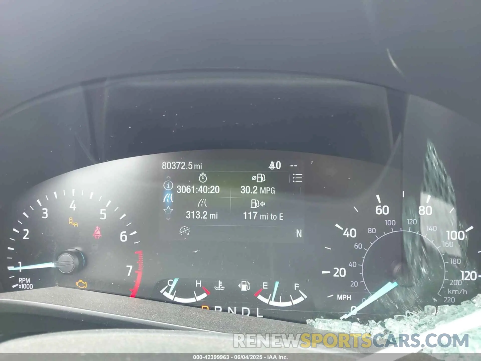 7 fotografías del automóvil dañado 1FMCU0G69LUA67782 FORD ESCAPE 2020