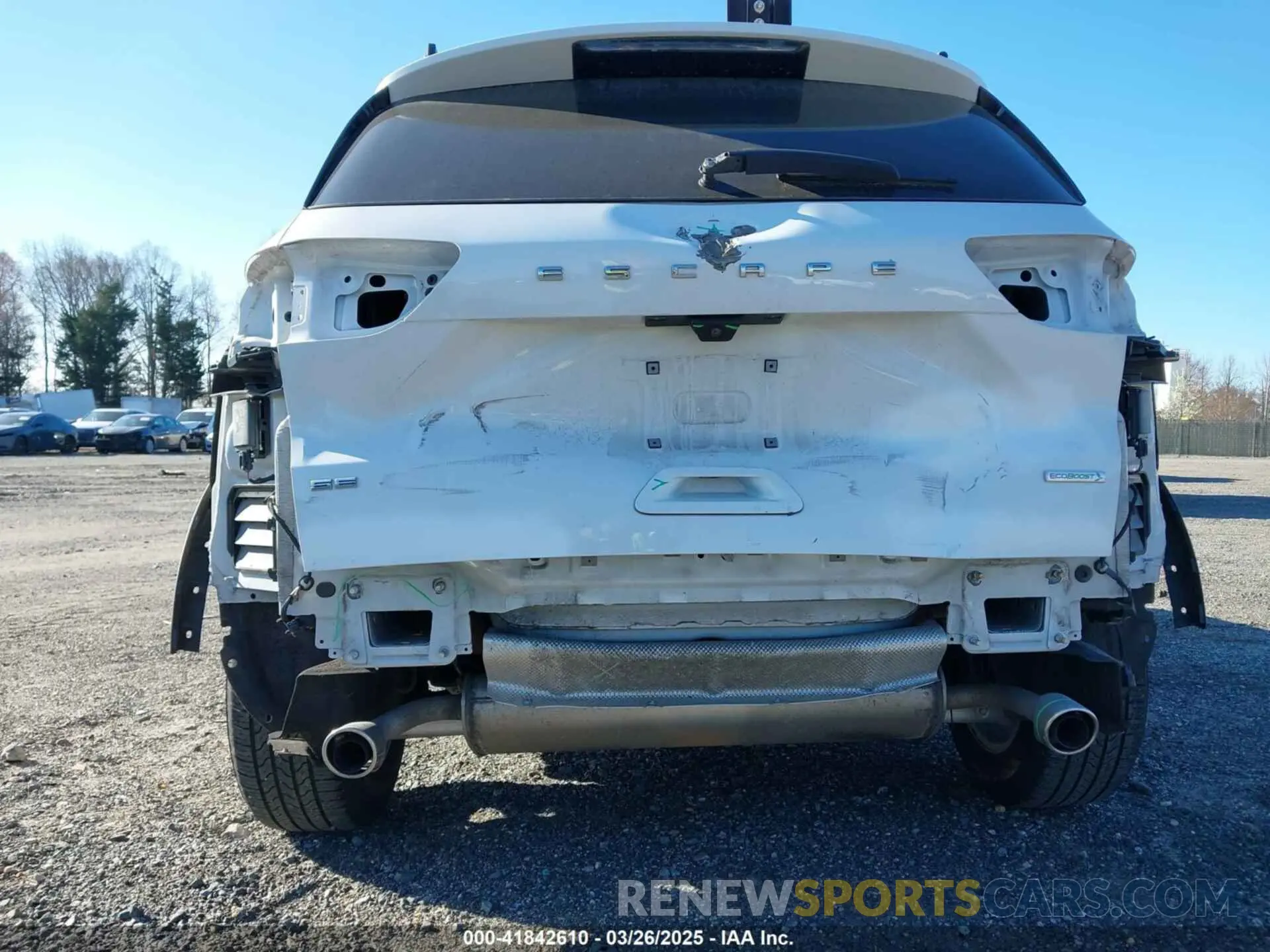 6 fotografías del automóvil dañado 1FMCU0G69LUB74041 FORD ESCAPE 2020