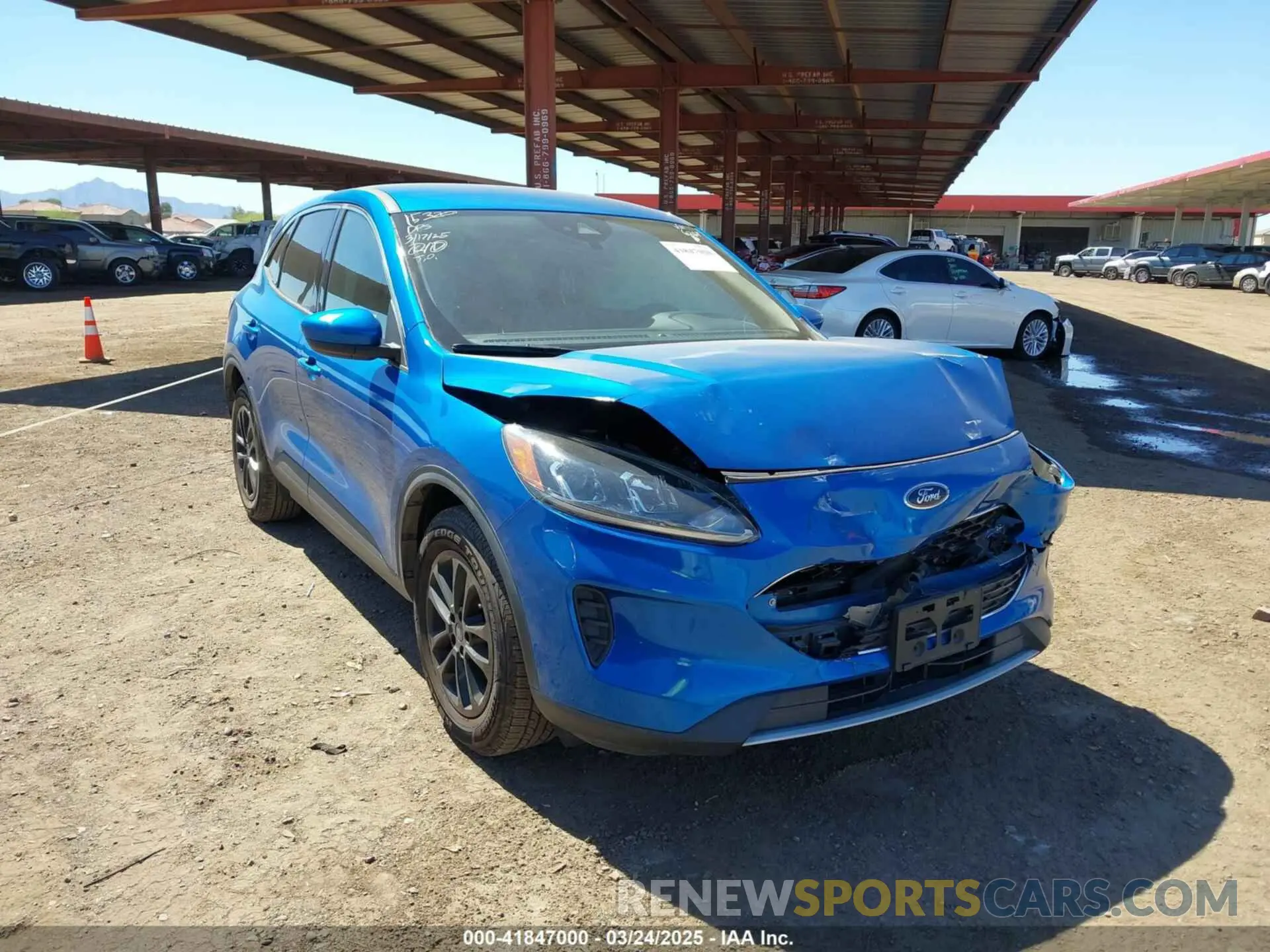 6 fotografías del automóvil dañado 1FMCU0G6XLUB66367 FORD ESCAPE 2020