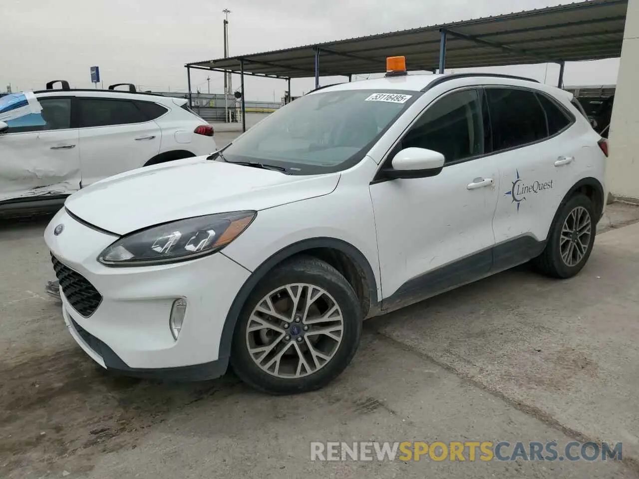 1 fotografías del automóvil dañado 1FMCU0H62LUB18280 FORD ESCAPE 2020