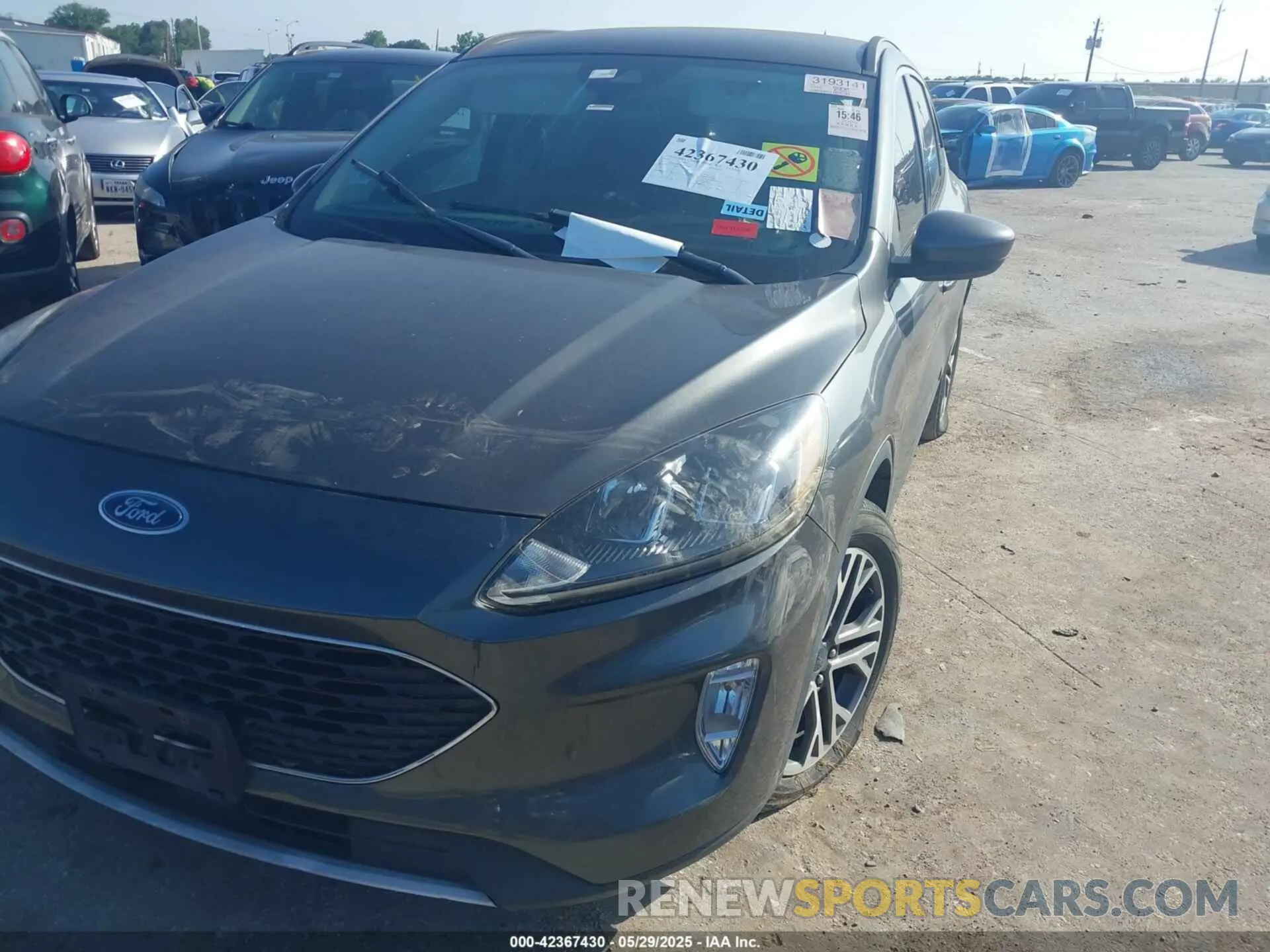 6 fotografías del automóvil dañado 1FMCU0H63LUA75262 FORD ESCAPE 2020