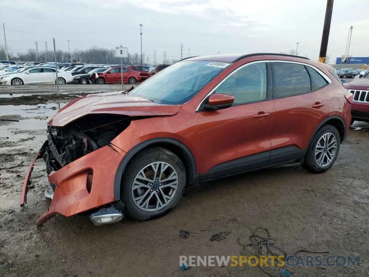 1 fotografías del automóvil dañado 1FMCU0H64LUA74184 FORD ESCAPE 2020