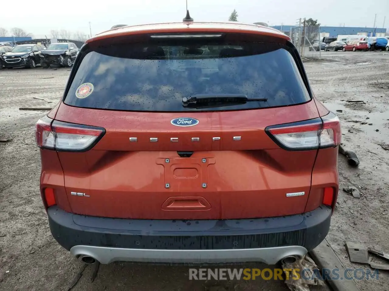 6 fotografías del automóvil dañado 1FMCU0H64LUA74184 FORD ESCAPE 2020