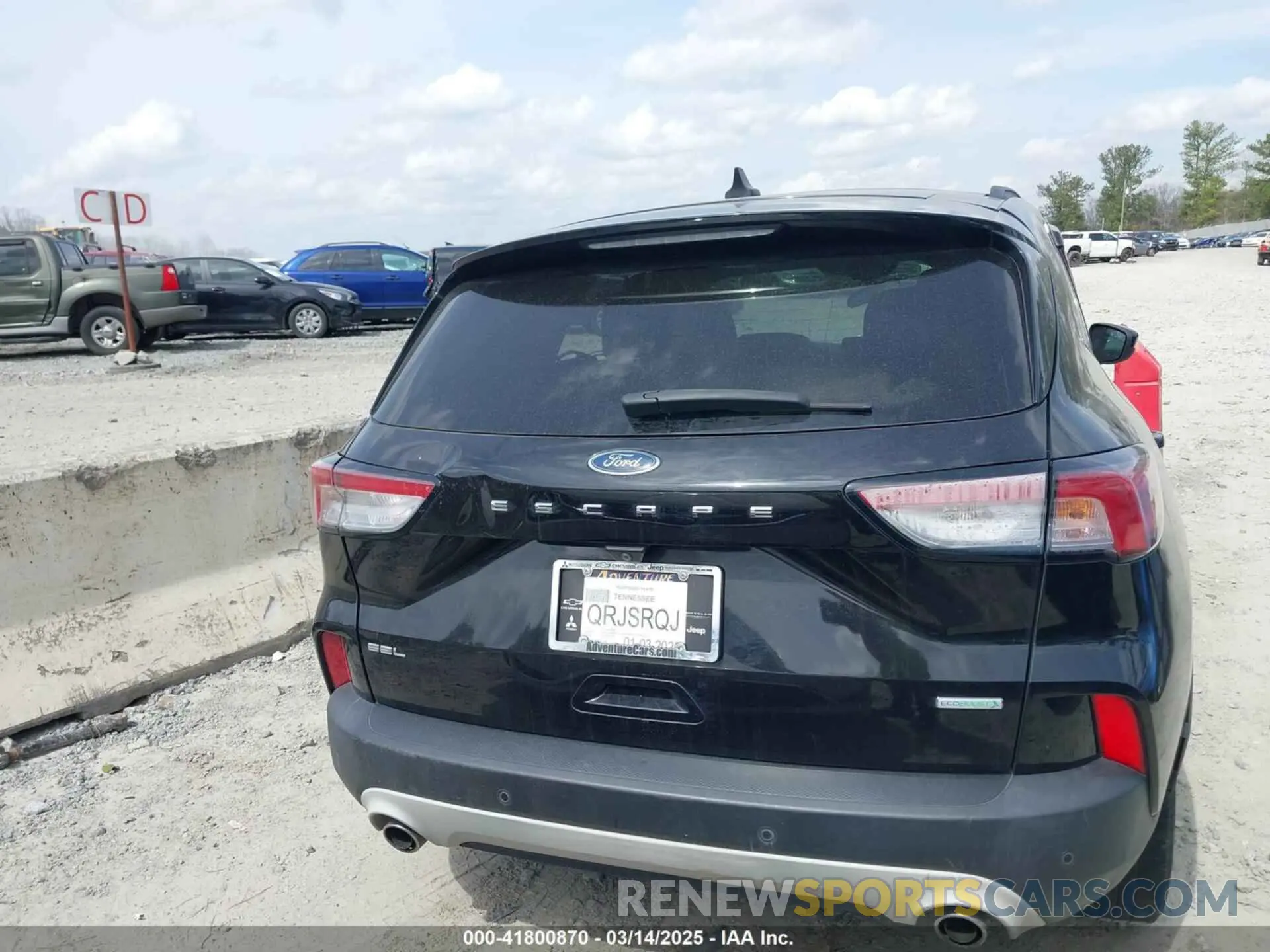 15 fotografías del automóvil dañado 1FMCU0H66LUA91858 FORD ESCAPE 2020