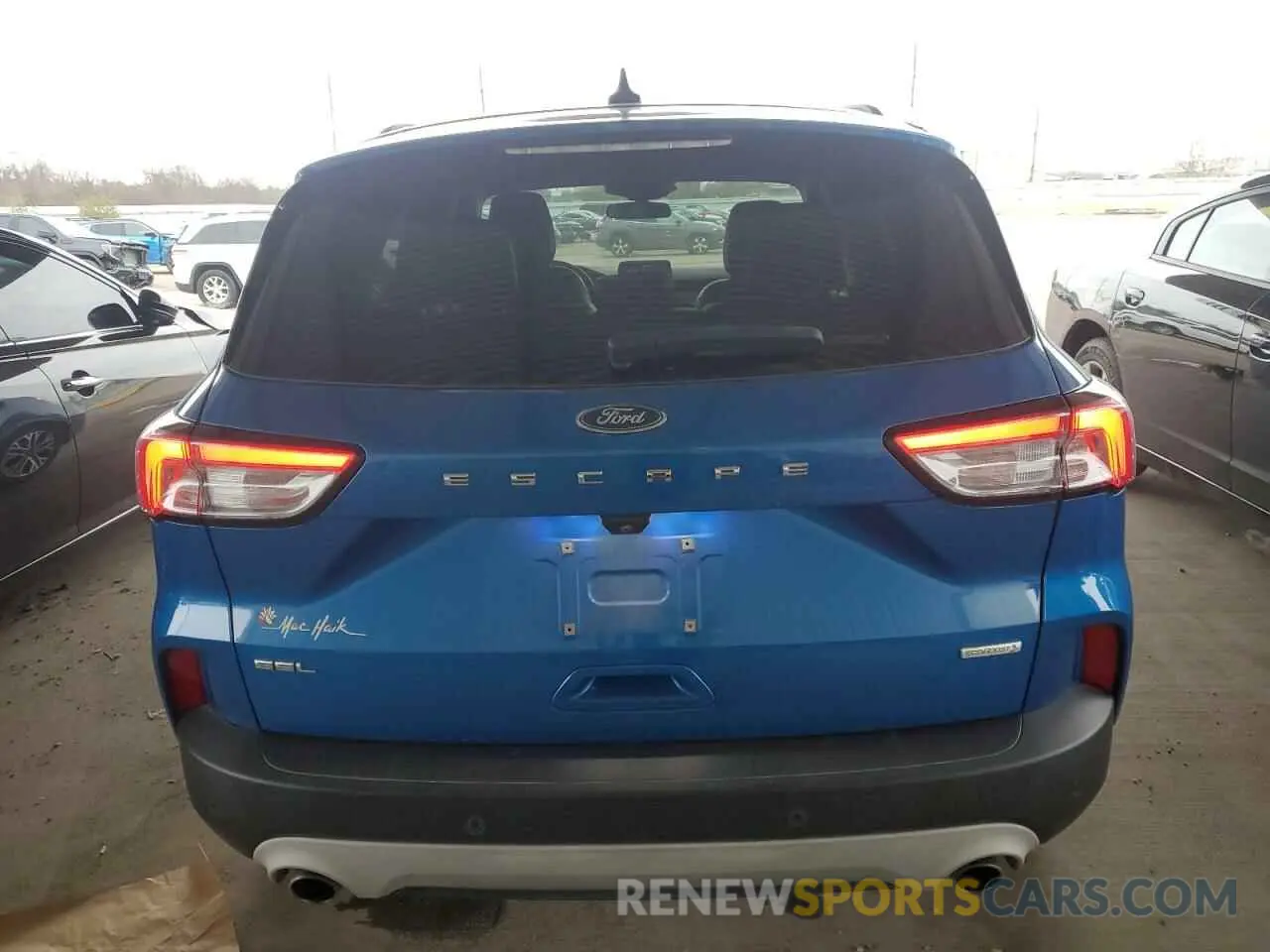 6 fotografías del automóvil dañado 1FMCU0H67LUA40403 FORD ESCAPE 2020