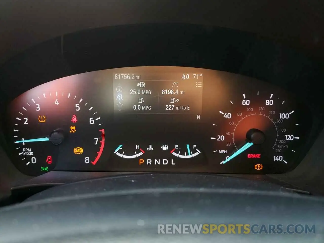 9 fotografías del automóvil dañado 1FMCU0H67LUA40403 FORD ESCAPE 2020
