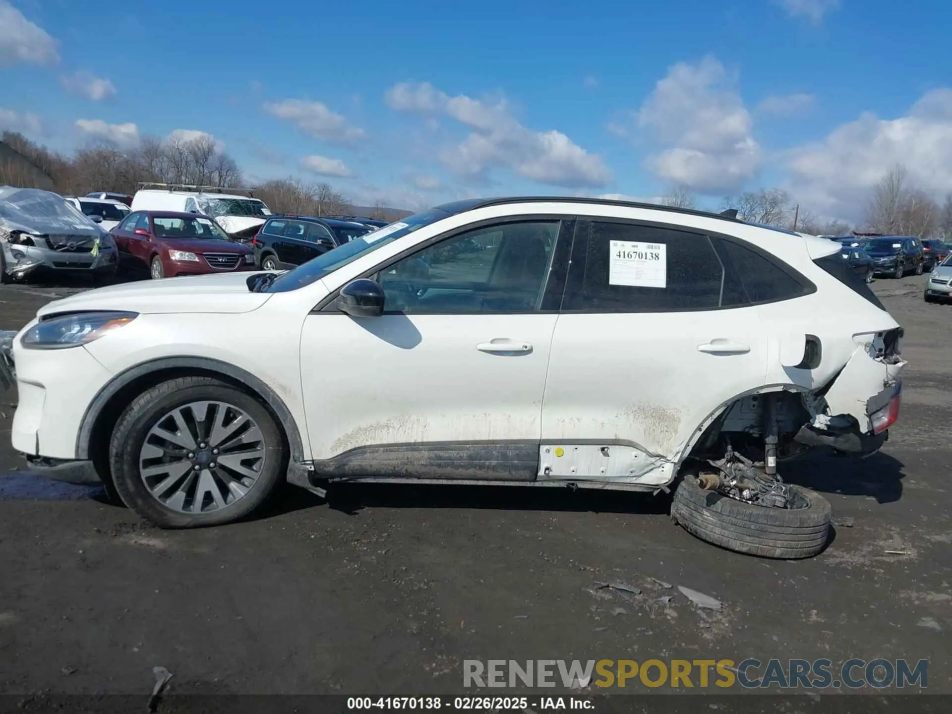 14 fotografías del automóvil dañado 1FMCU9BZ0LUC50557 FORD ESCAPE 2020