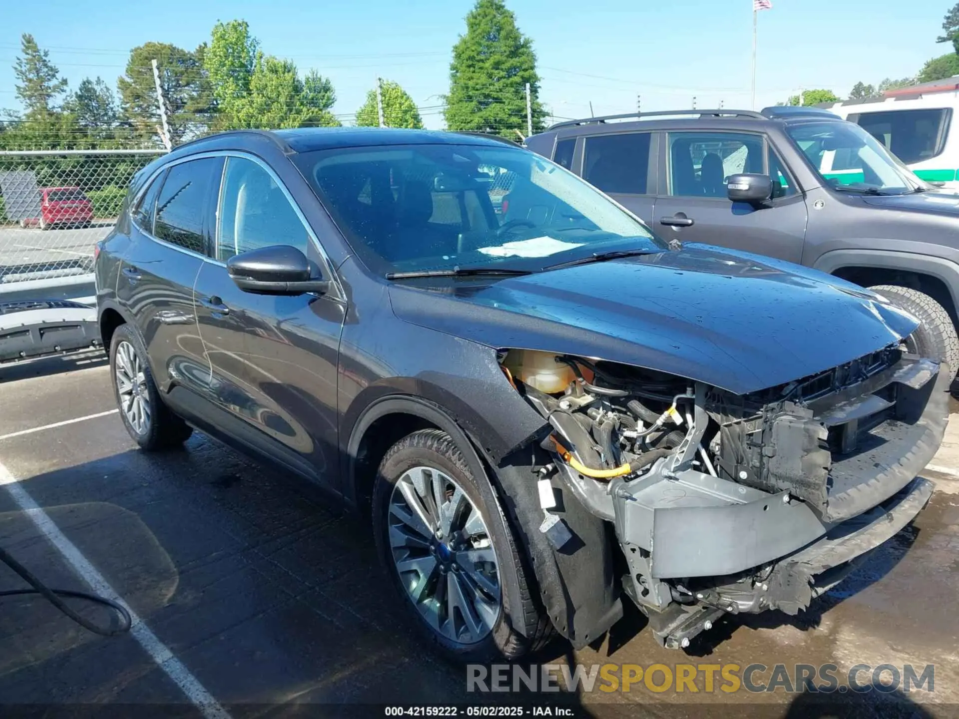 14 fotografías del automóvil dañado 1FMCU9DZ6LUB12874 FORD ESCAPE 2020