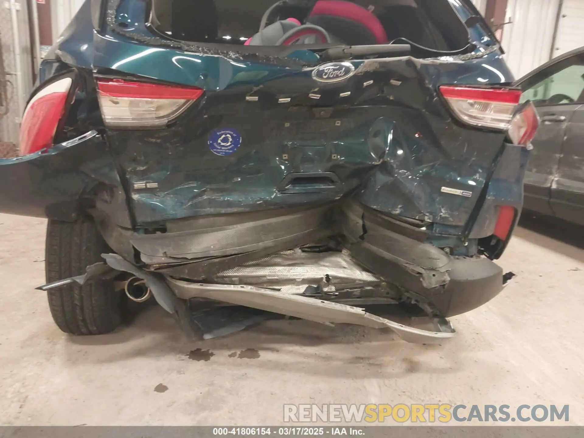 6 fotografías del automóvil dañado 1FMCU9G61LUC36987 FORD ESCAPE 2020