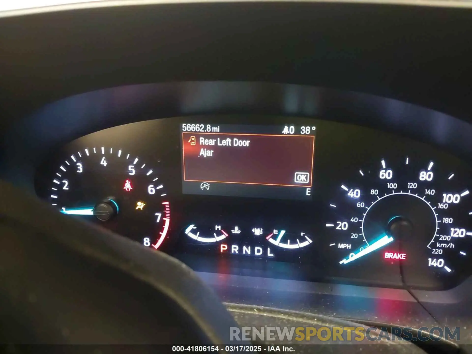 7 fotografías del automóvil dañado 1FMCU9G61LUC36987 FORD ESCAPE 2020
