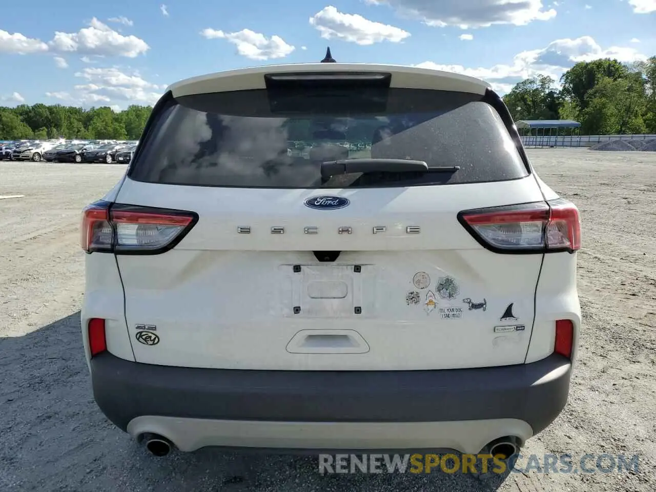 6 fotografías del automóvil dañado 1FMCU9G62LUA20274 FORD ESCAPE 2020