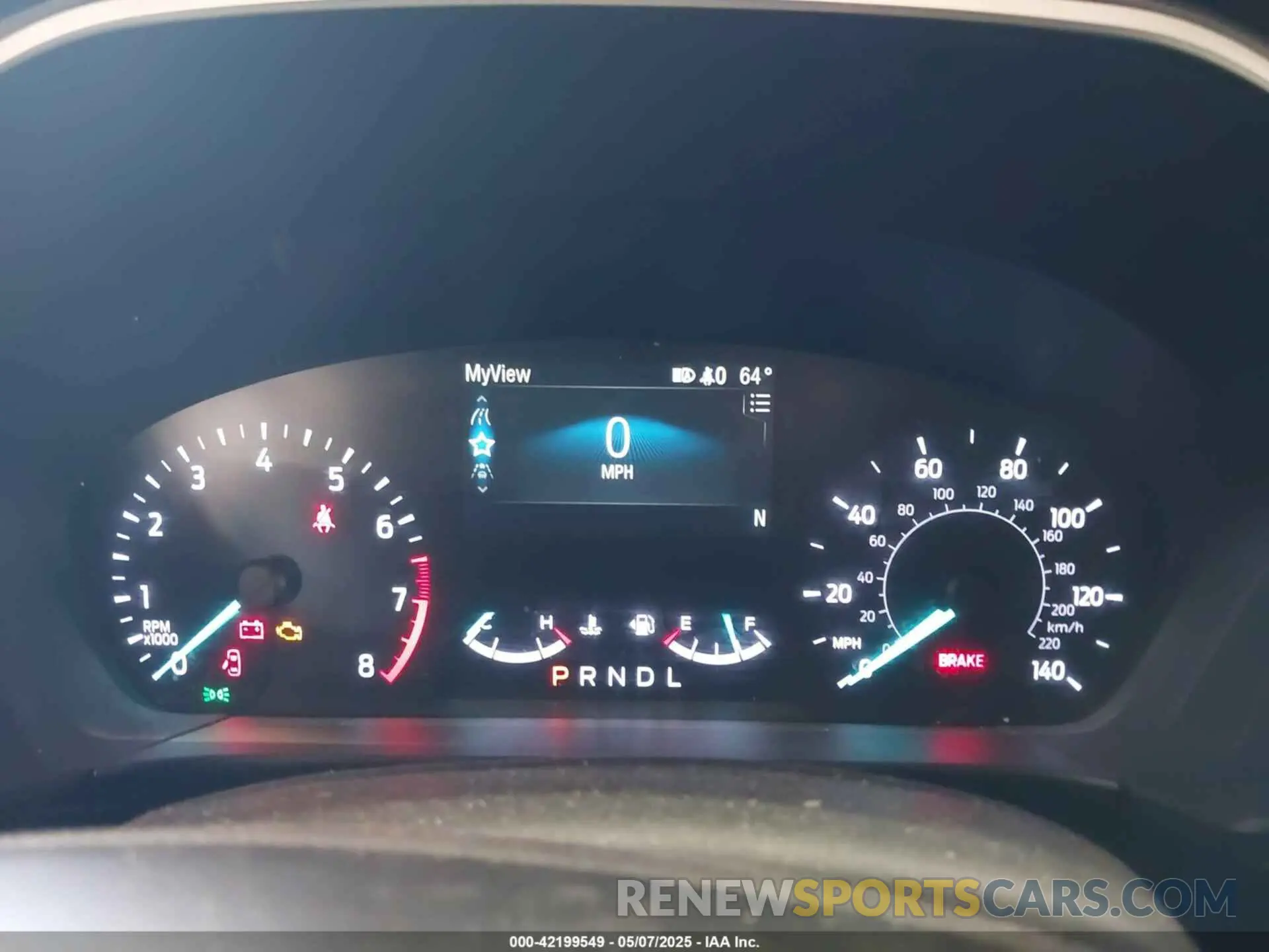 7 fotografías del automóvil dañado 1FMCU9G63LUA56720 FORD ESCAPE 2020