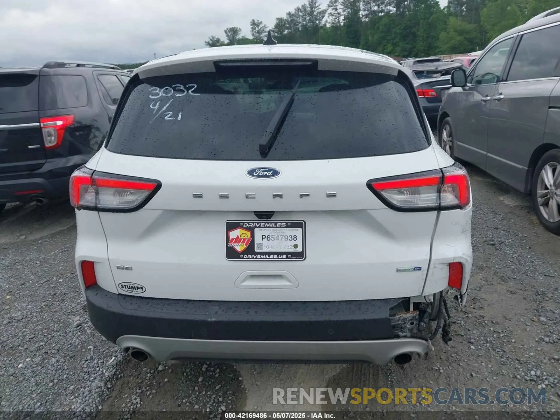 15 fotografías del automóvil dañado 1FMCU9G63LUB83032 FORD ESCAPE 2020