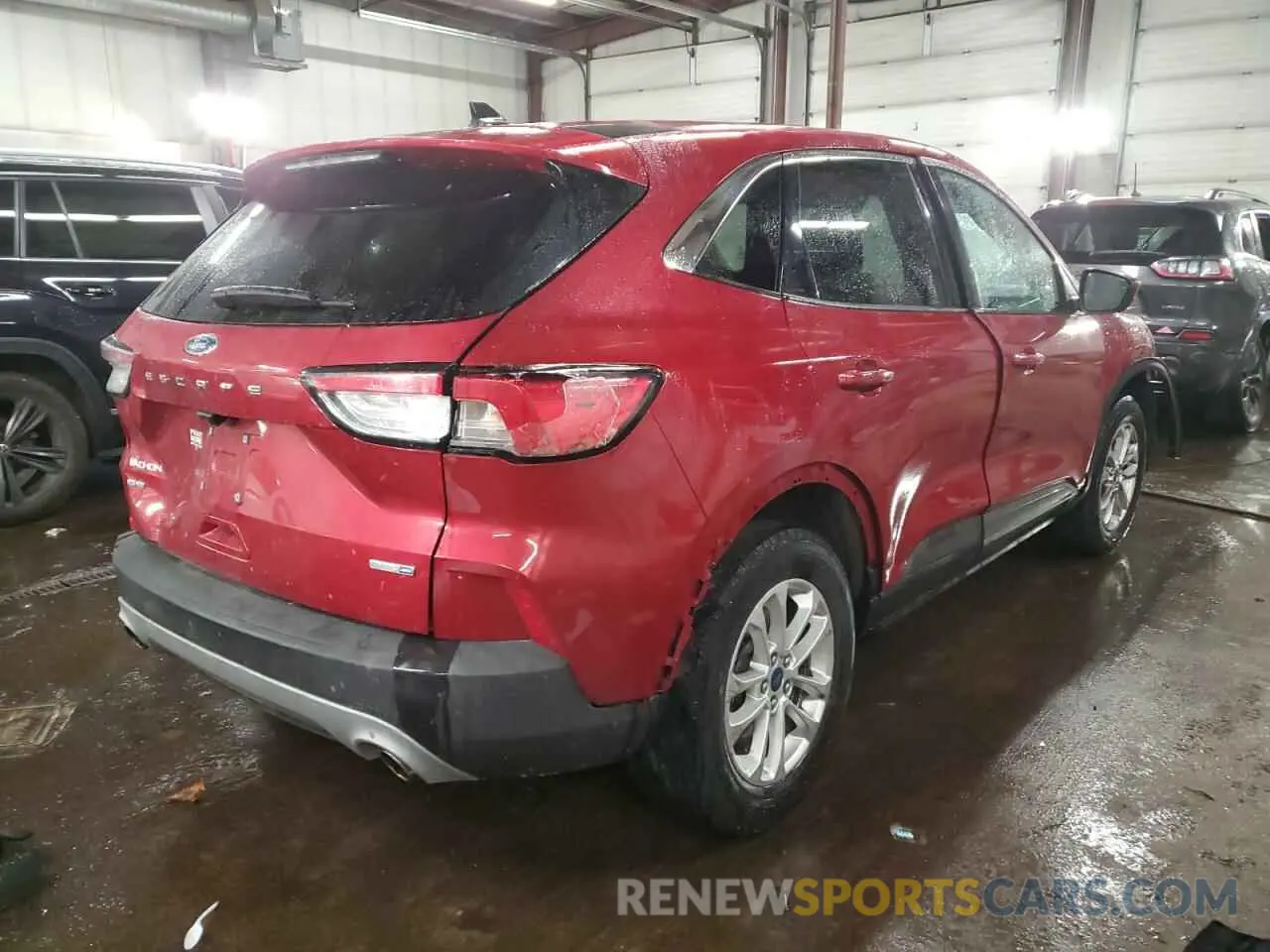 3 fotografías del automóvil dañado 1FMCU9G64LUA90049 FORD ESCAPE 2020