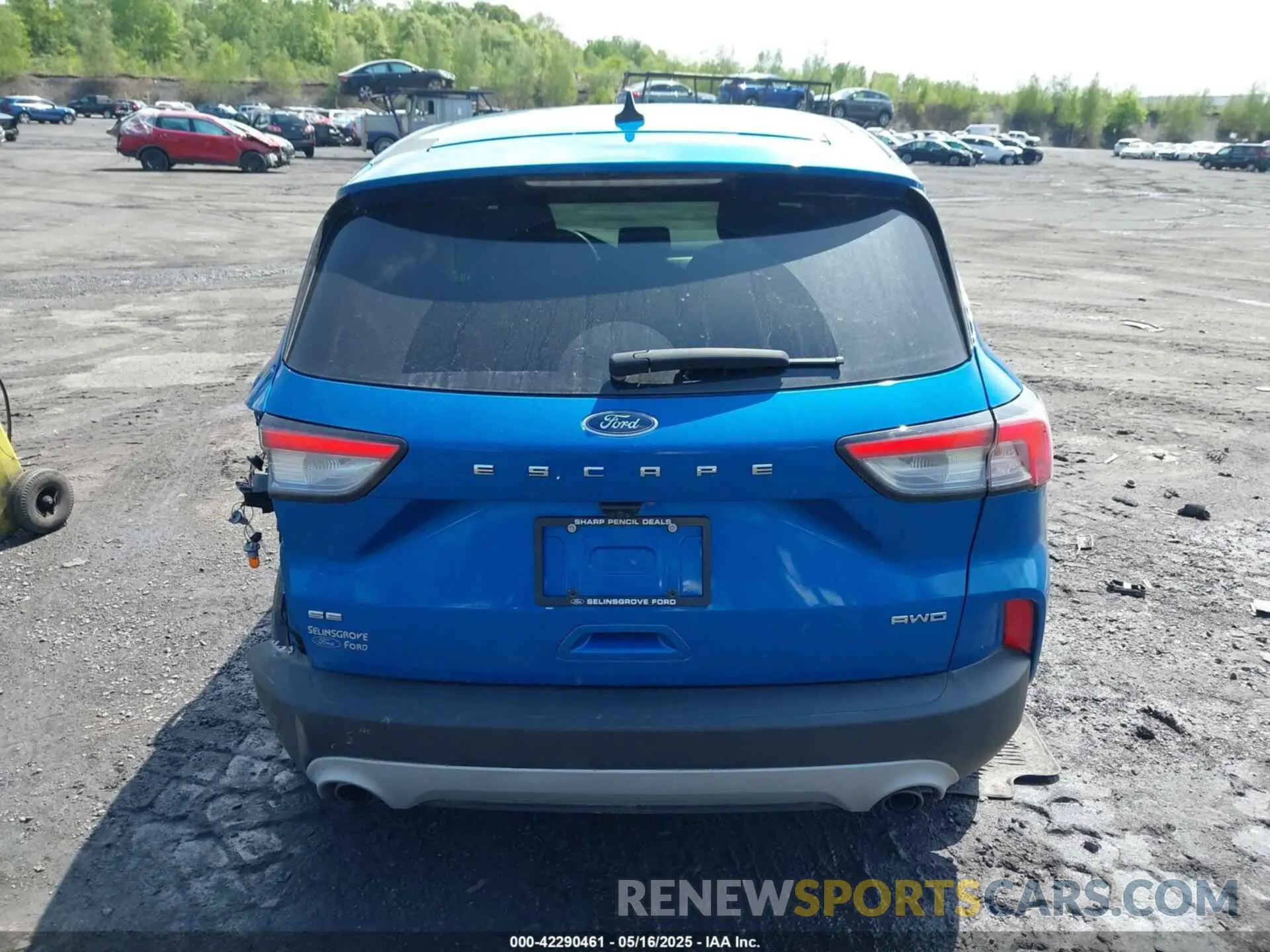 16 fotografías del automóvil dañado 1FMCU9G65LUC68793 FORD ESCAPE 2020