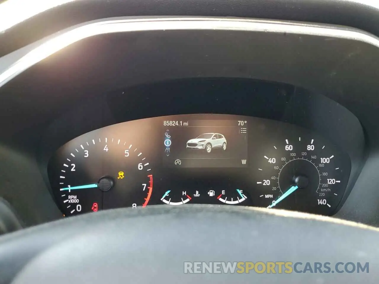 9 fotografías del automóvil dañado 1FMCU9G66LUB22595 FORD ESCAPE 2020