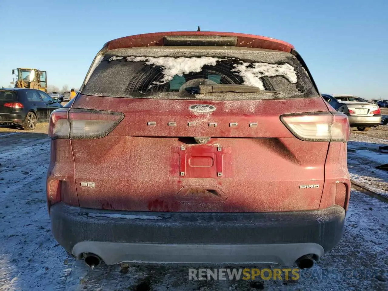 6 fotografías del automóvil dañado 1FMCU9G66LUC61528 FORD ESCAPE 2020