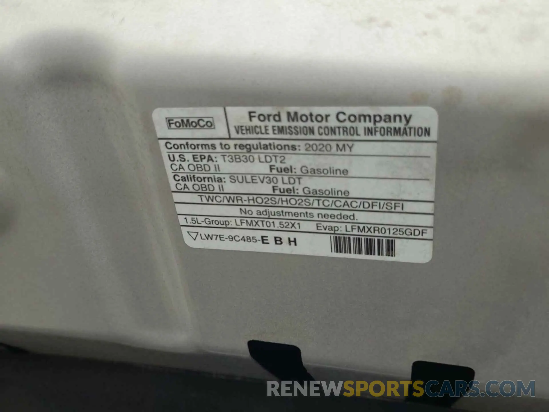 18 fotografías del automóvil dañado 1FMCU9H66LUB13670 FORD ESCAPE 2020