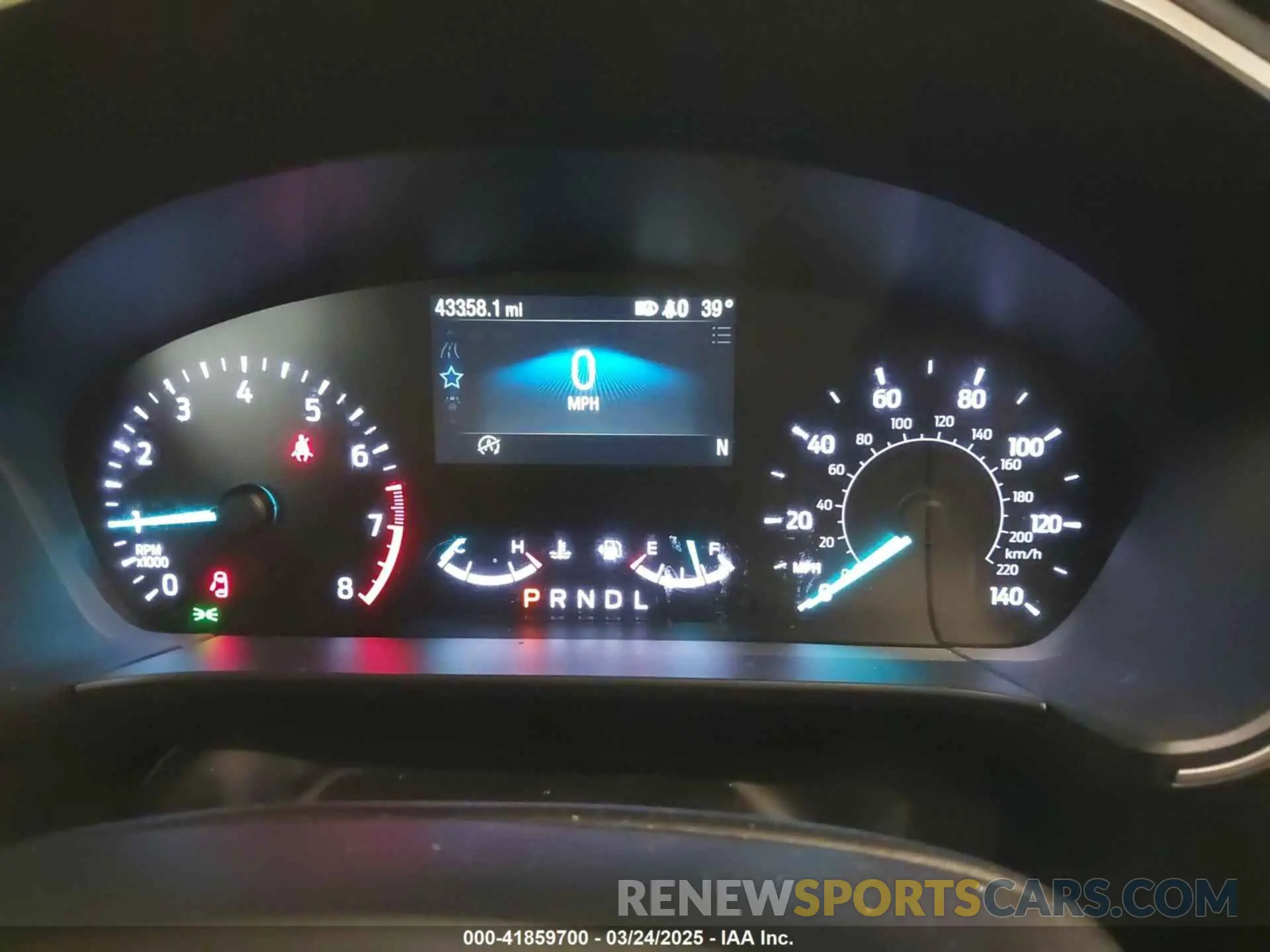 7 fotografías del automóvil dañado 1FMCU9H66LUC43111 FORD ESCAPE 2020
