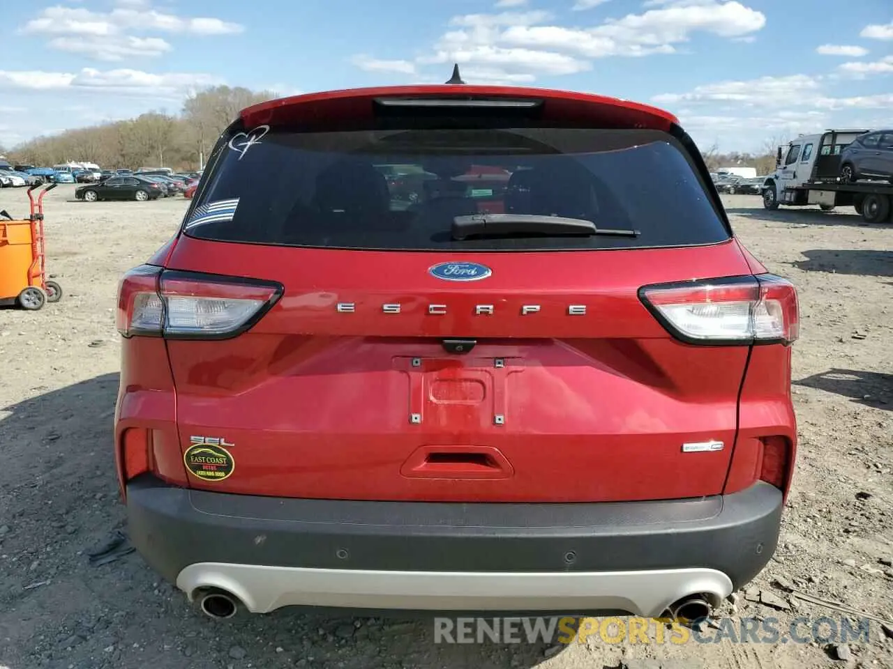 6 fotografías del automóvil dañado 1FMCU9H67LUA91498 FORD ESCAPE 2020