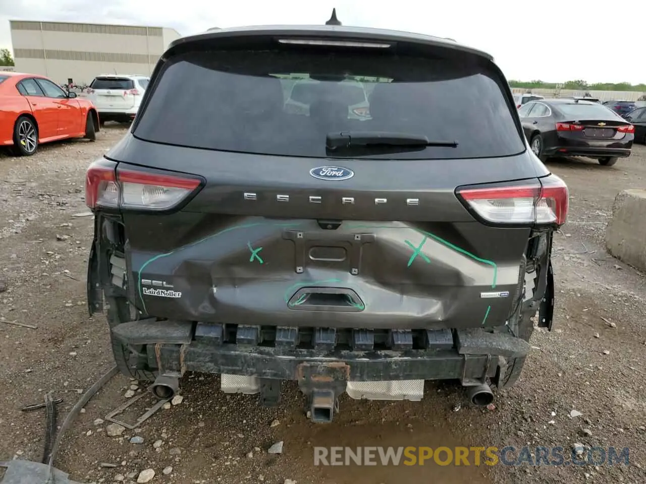 6 fotografías del automóvil dañado 1FMCU9H90LUC22250 FORD ESCAPE 2020