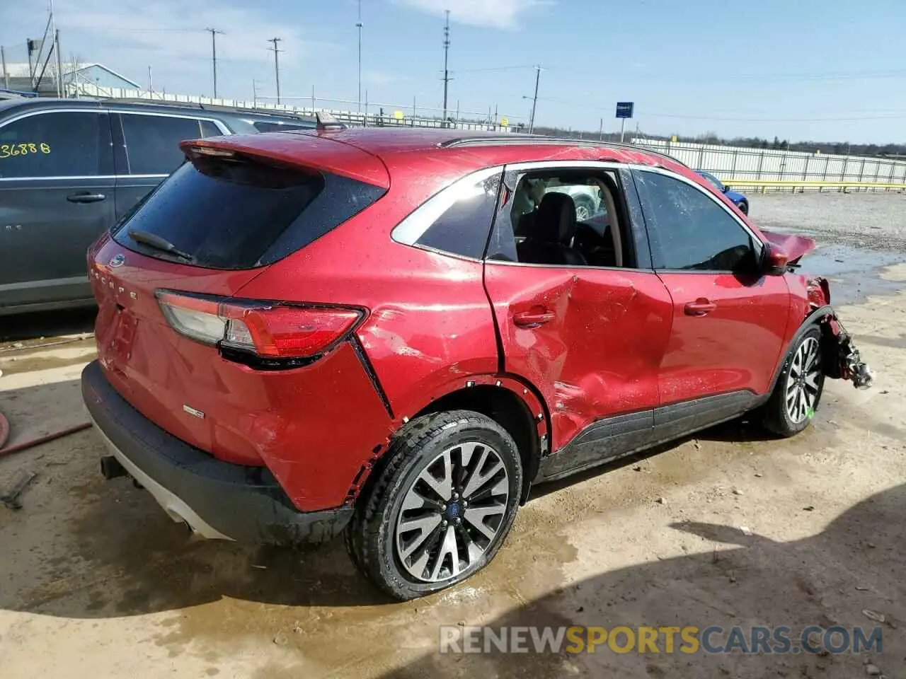 3 fotografías del automóvil dañado 1FMCU9H92LUB91860 FORD ESCAPE 2020