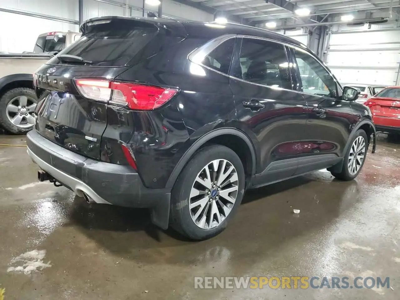 3 fotografías del automóvil dañado 1FMCU9J91LUA58601 FORD ESCAPE 2020