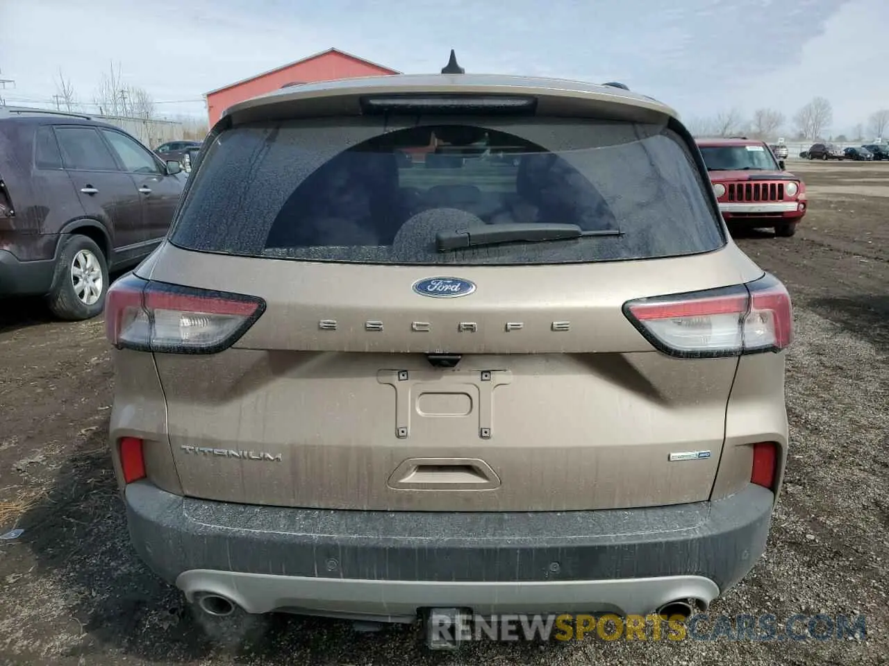 6 fotografías del automóvil dañado 1FMCU9J95LUB75968 FORD ESCAPE 2020