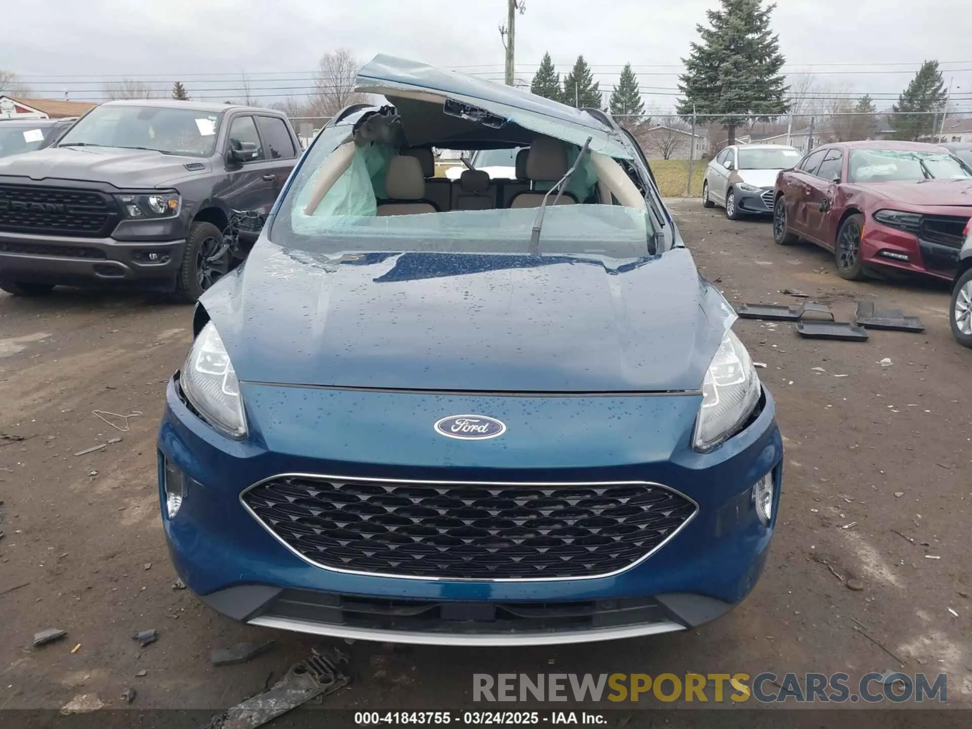 11 fotografías del automóvil dañado 1FMCU9J98LUC00068 FORD ESCAPE 2020