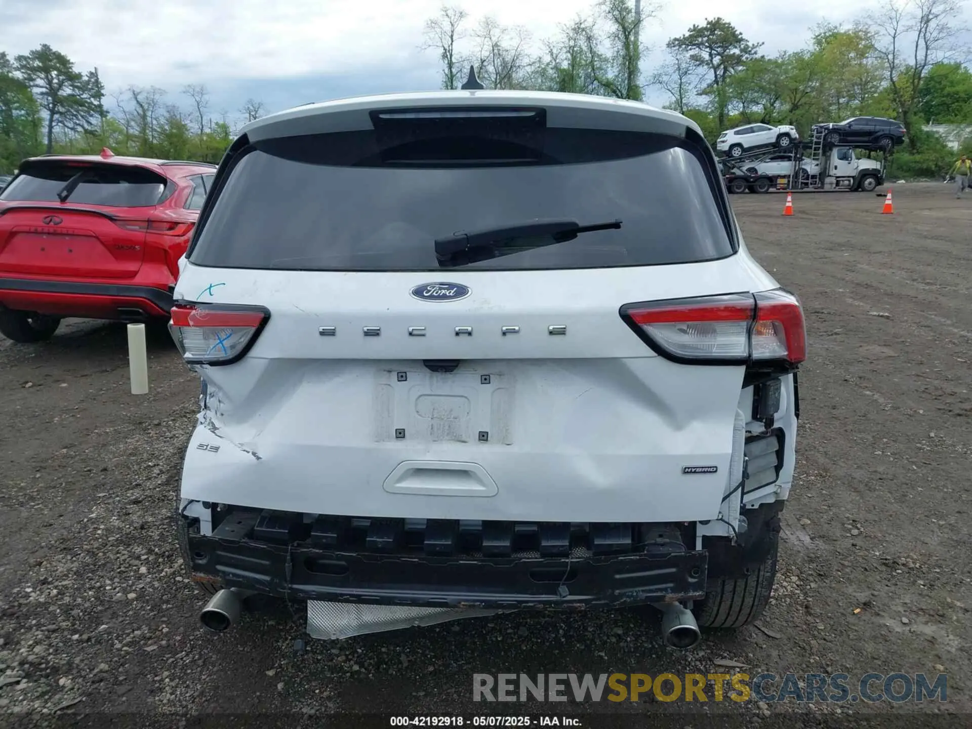 16 fotografías del automóvil dañado 1FMCU0BZ3MUB23654 FORD ESCAPE 2021