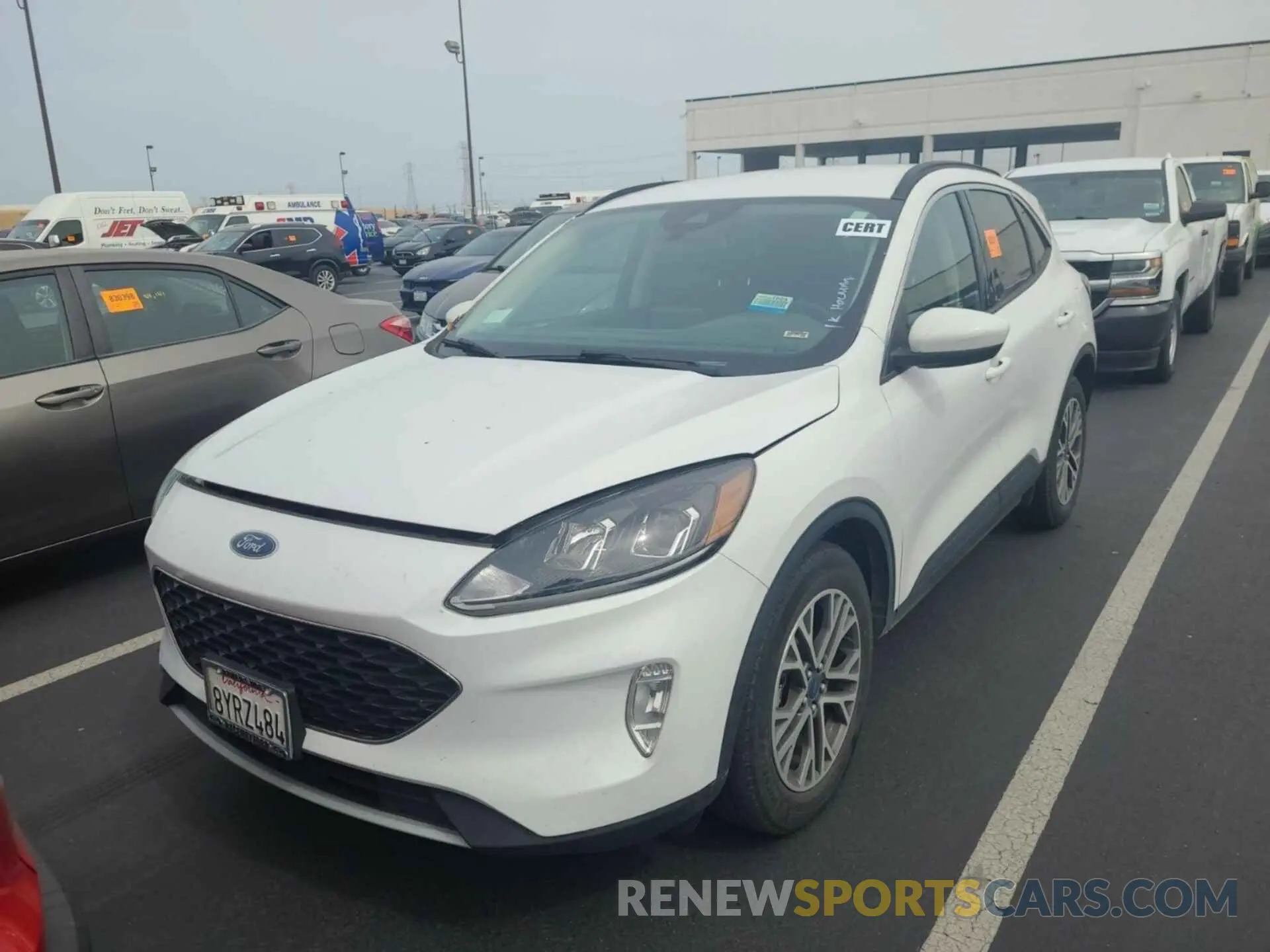 22 fotografías del automóvil dañado 1FMCU0CZ5MUA53007 FORD ESCAPE 2021