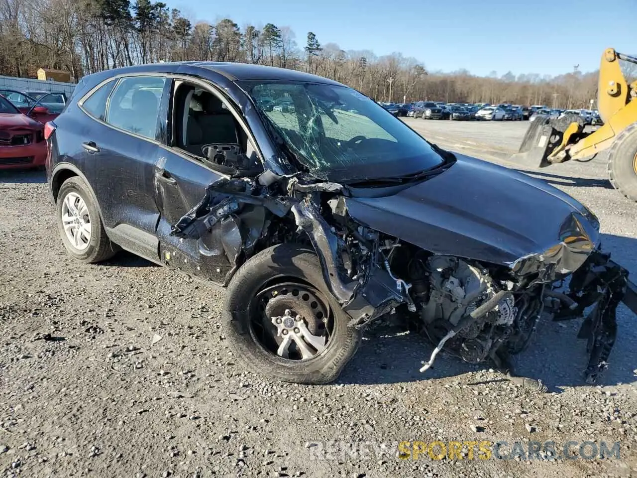 4 fotografías del automóvil dañado 1FMCU0F61MUA33502 FORD ESCAPE 2021