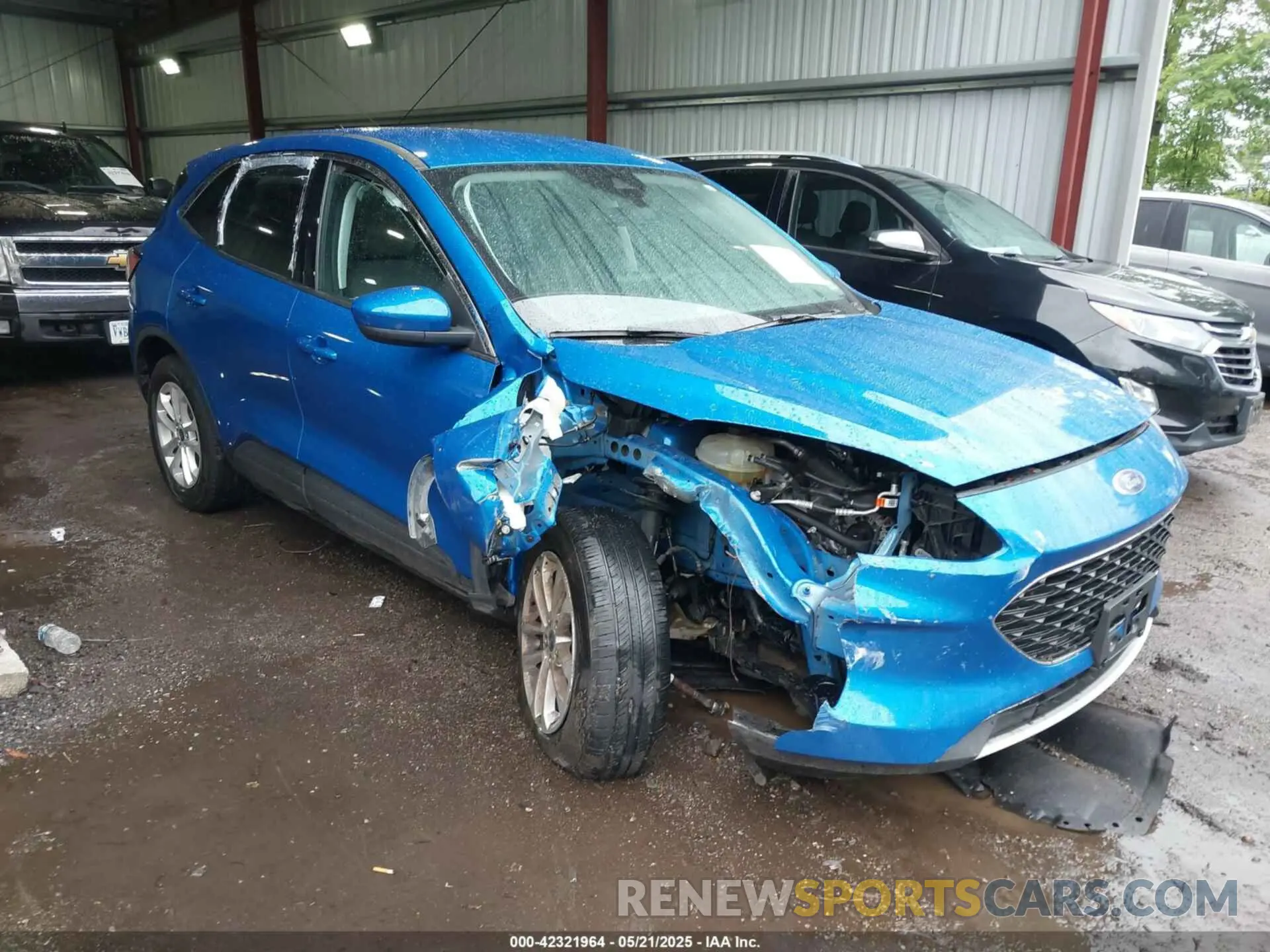 1 fotografías del automóvil dañado 1FMCU0G68MUB08310 FORD ESCAPE 2021
