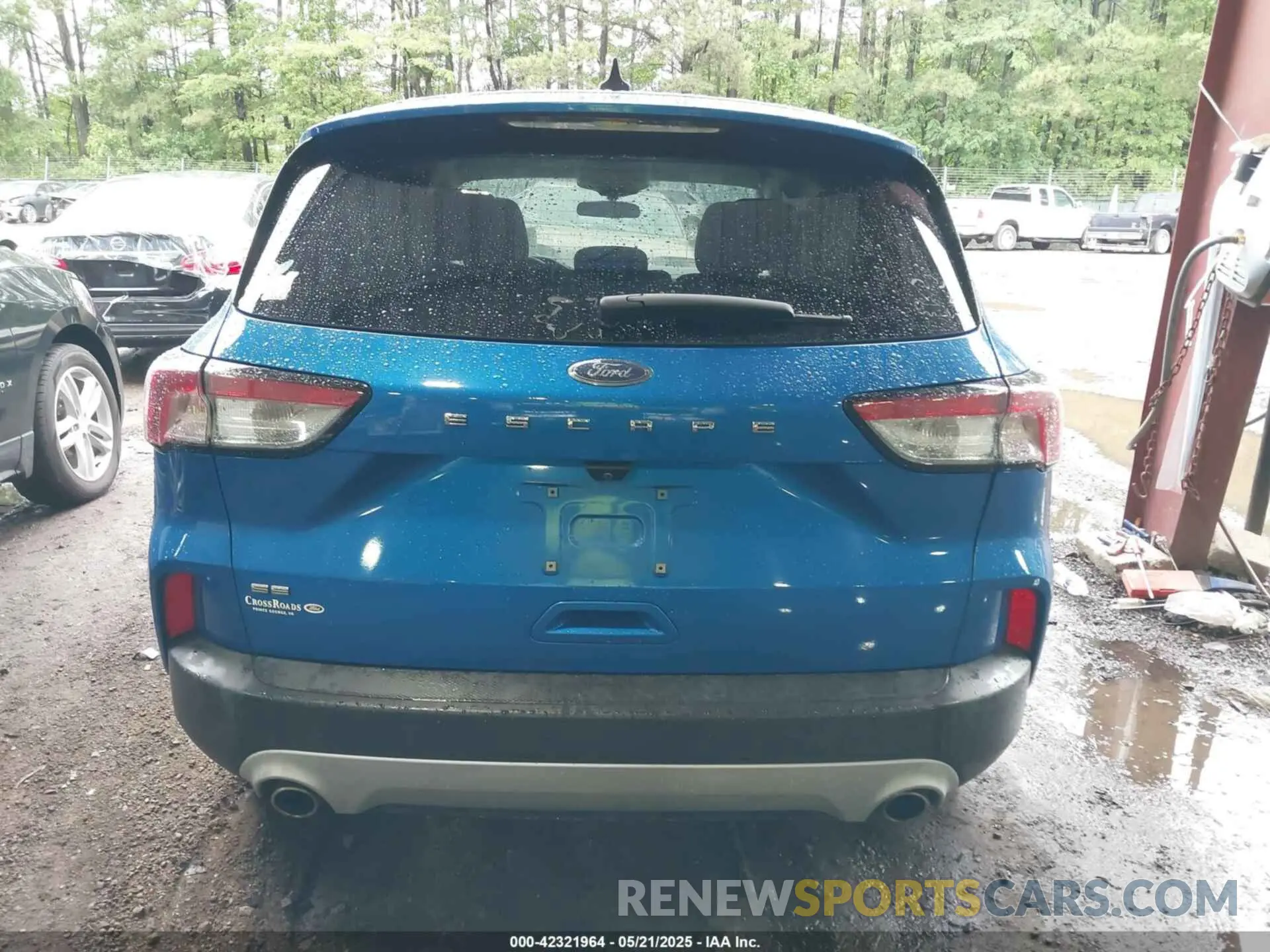 16 fotografías del automóvil dañado 1FMCU0G68MUB08310 FORD ESCAPE 2021