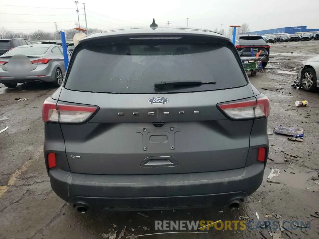 6 fotografías del automóvil dañado 1FMCU0G6XMUA34419 FORD ESCAPE 2021