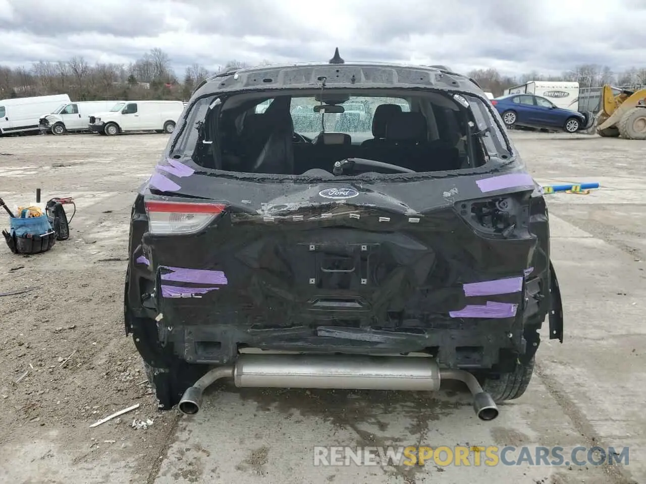 6 fotografías del automóvil dañado 1FMCU0H60MUA09527 FORD ESCAPE 2021