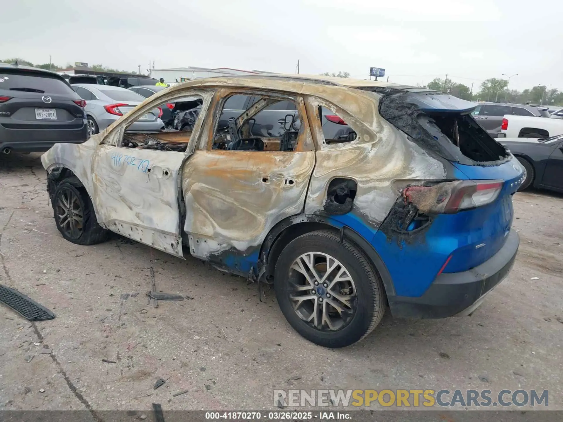 3 fotografías del automóvil dañado 1FMCU0H65MUA57895 FORD ESCAPE 2021