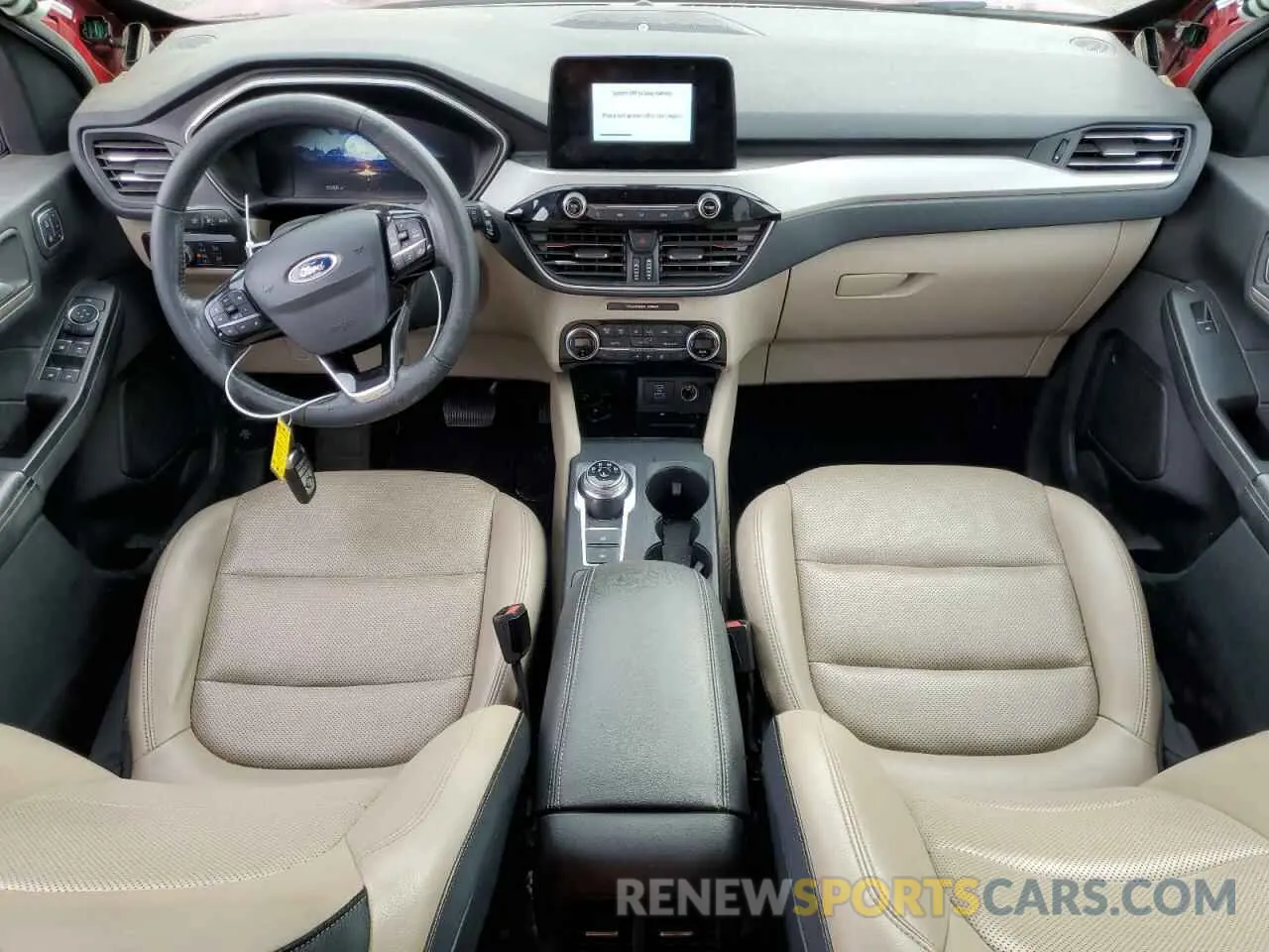 8 fotografías del automóvil dañado 1FMCU9CZ9MUA30303 FORD ESCAPE 2021