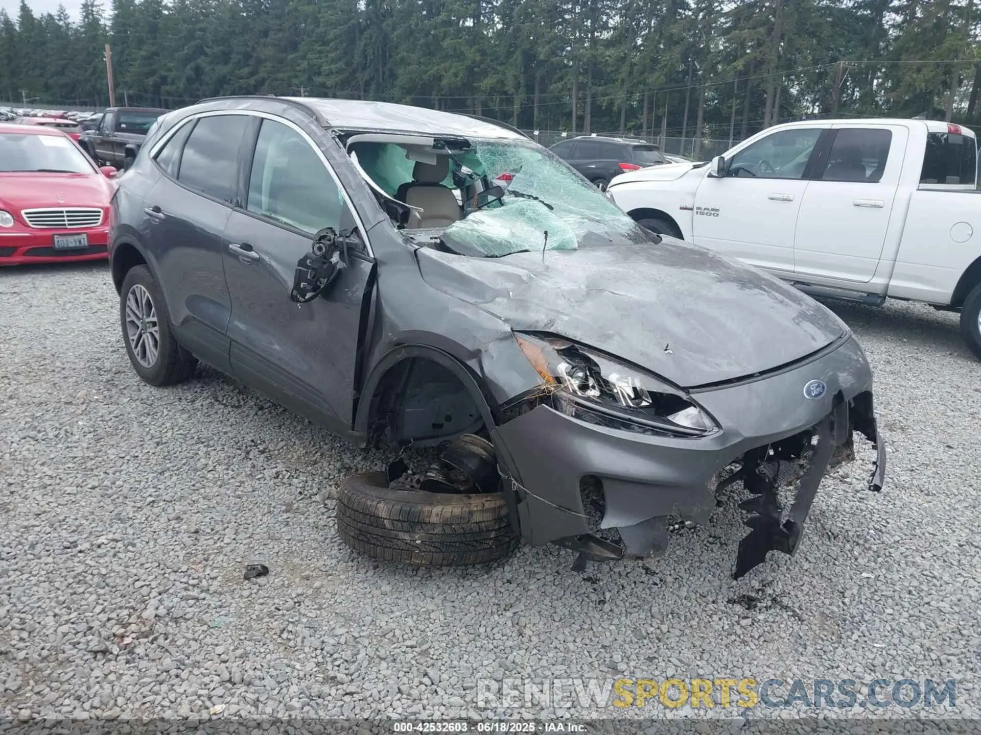 1 fotografías del automóvil dañado 1FMCU9CZ9MUA82756 FORD ESCAPE 2021