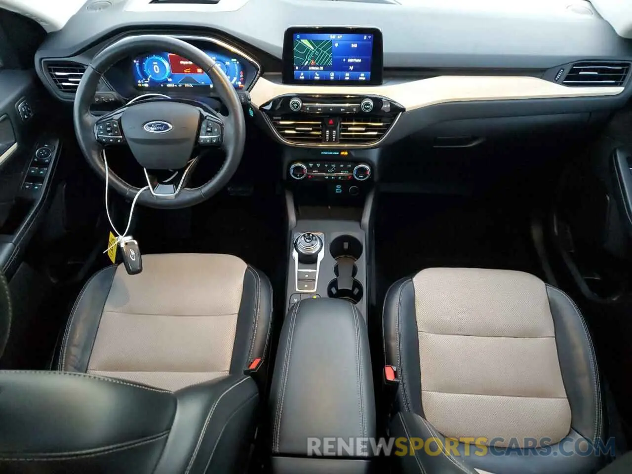8 fotografías del automóvil dañado 1FMCU9DZ3MUA77020 FORD ESCAPE 2021