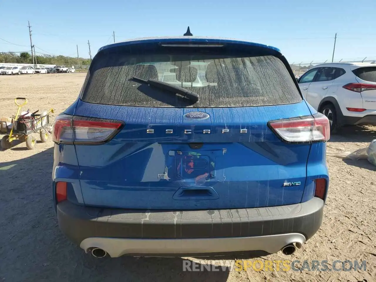 6 fotografías del automóvil dañado 1FMCU9F65MUA94498 FORD ESCAPE 2021