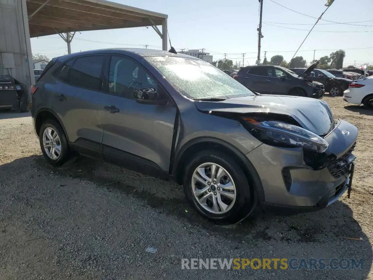 4 fotografías del automóvil dañado 1FMCU9F67MUA85608 FORD ESCAPE 2021