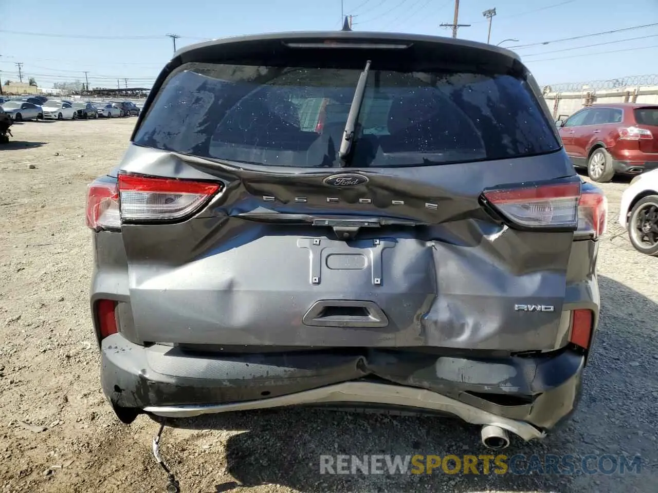 6 fotografías del automóvil dañado 1FMCU9F67MUA85608 FORD ESCAPE 2021