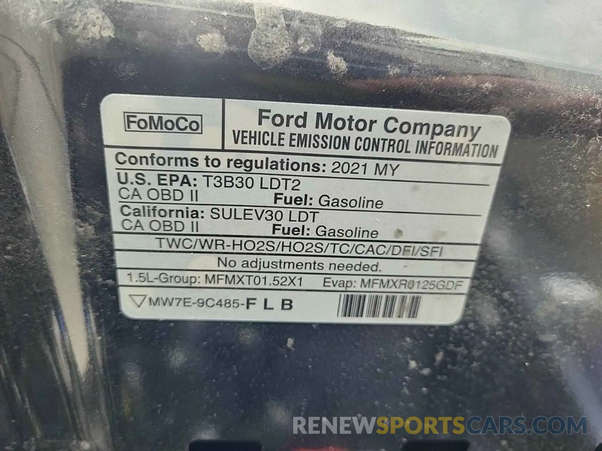 7 fotografías del automóvil dañado 1FMCU9G63MUA74393 FORD ESCAPE 2021