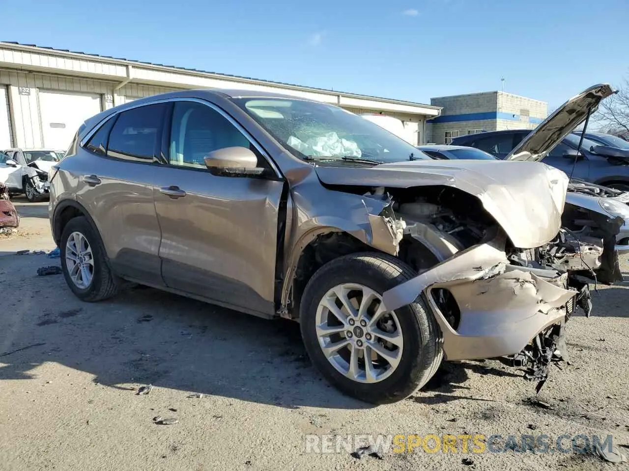 4 fotografías del automóvil dañado 1FMCU9G67MUA94341 FORD ESCAPE 2021