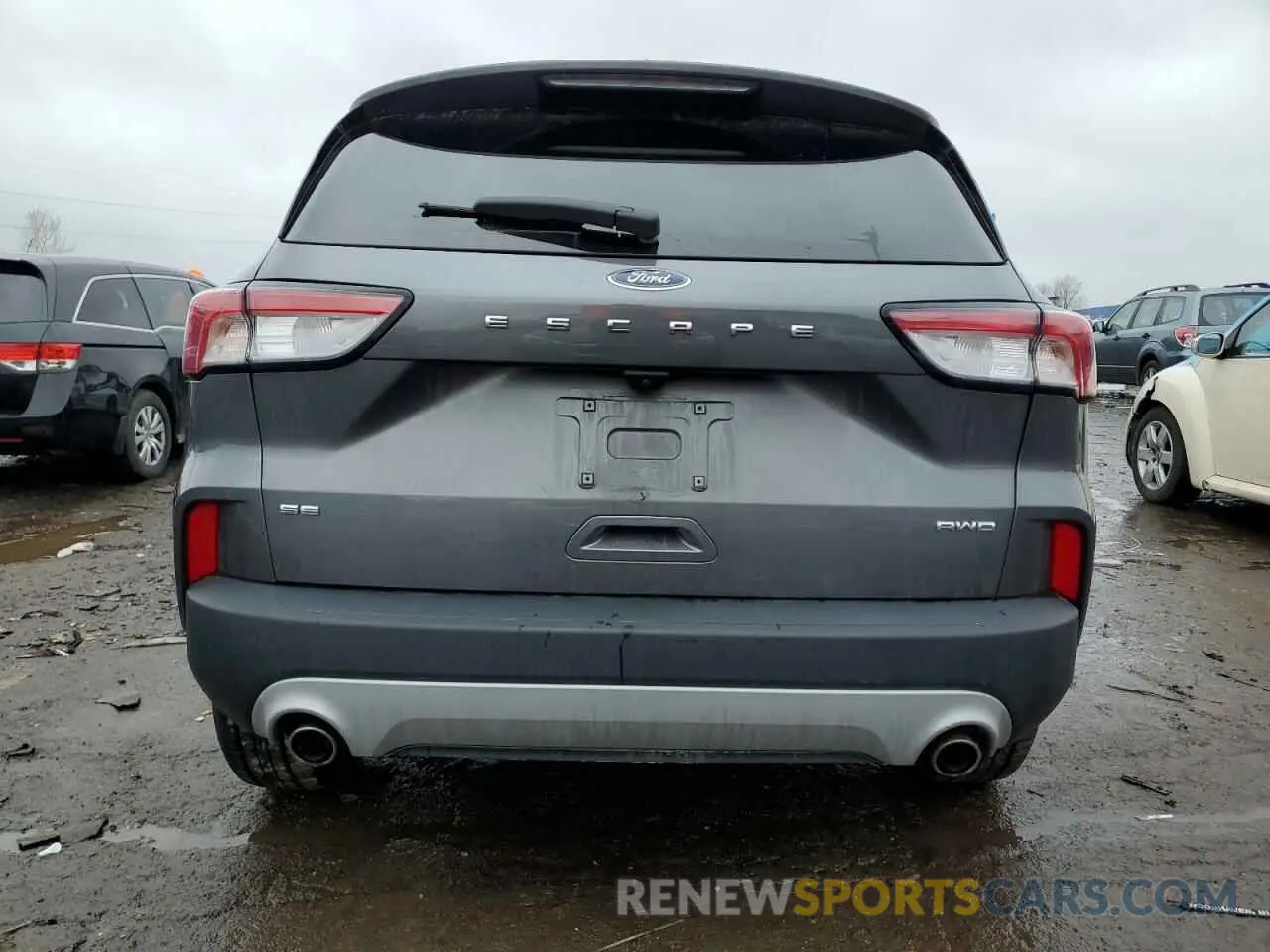 6 fotografías del automóvil dañado 1FMCU9G68MUA12357 FORD ESCAPE 2021