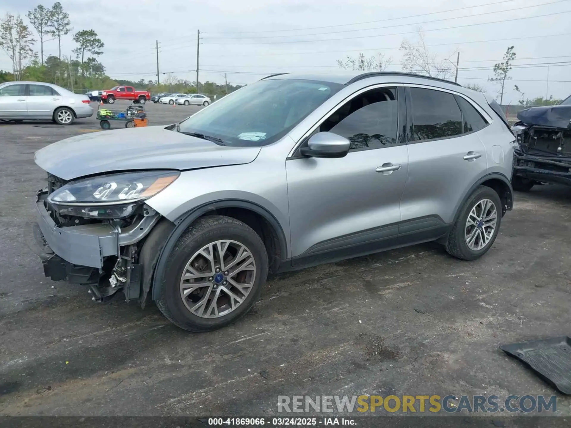 2 fotografías del automóvil dañado 1FMCU9H65MUA11214 FORD ESCAPE 2021